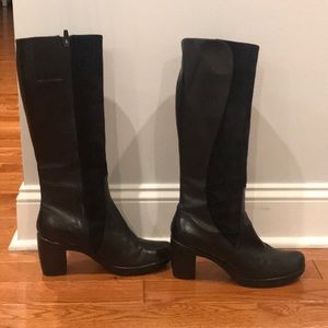 Dansko Tall black leather boots